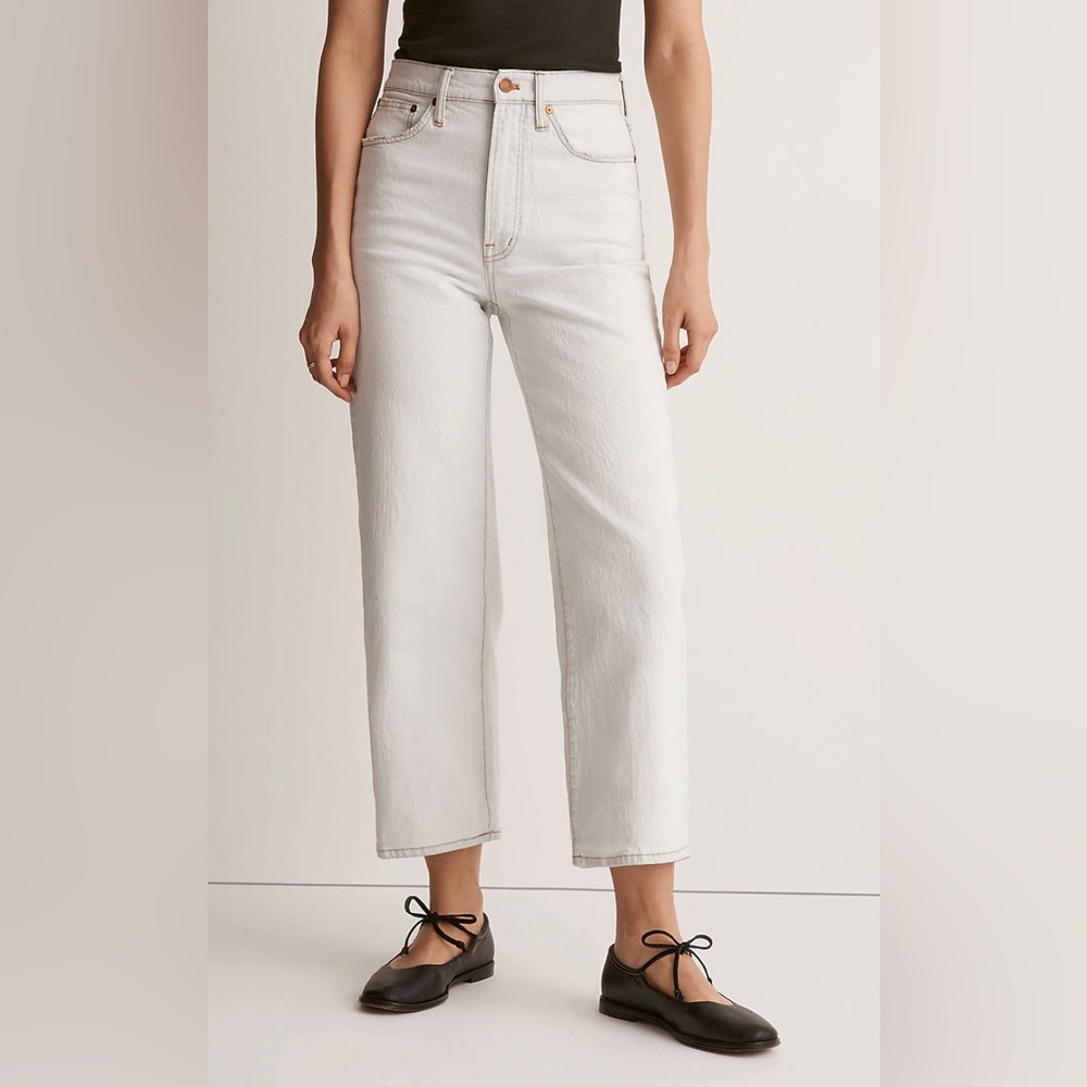 Madewell The Perfect Vintage Wide-Leg Crop Jean in Edmunds Wash Size 26